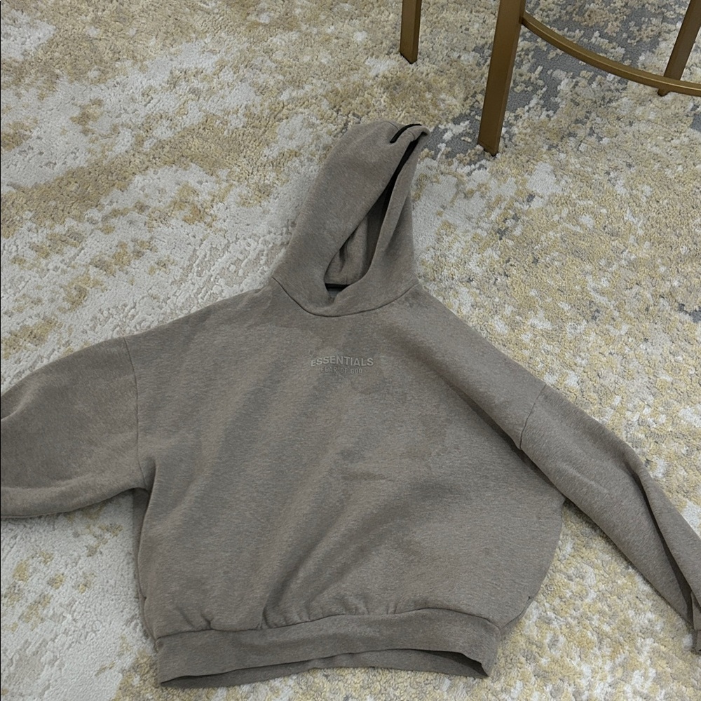 Essentials Women's Tan Hoodie Sweater